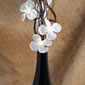 Battery Operated Floral Arrangement - 10 Lit Plum Flowers
